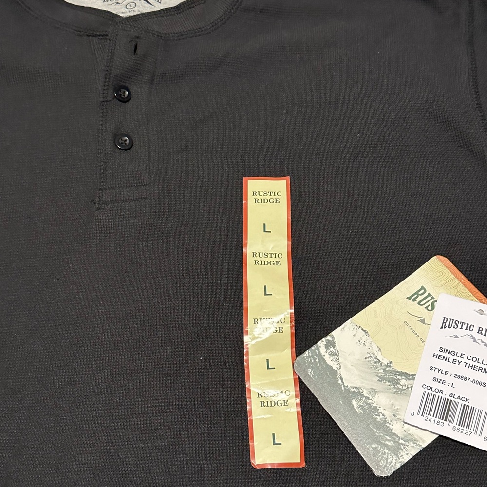 Sportsman Rustic Ridge Thermal Shirt Large - Picture 2 of 2